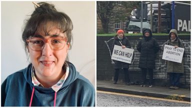 Woman suffered panic attack after being confronted by anti-abortion protesters at Edinburgh clinic