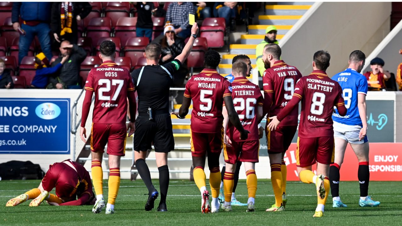 Rangers defender Leon King ‘lucky not to see red’ for late tackle, claims Motherwell winger