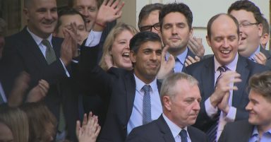 Rishi Sunak says he is ‘humbled and honoured’ to be elected Conservative leader as Liz Truss steps down