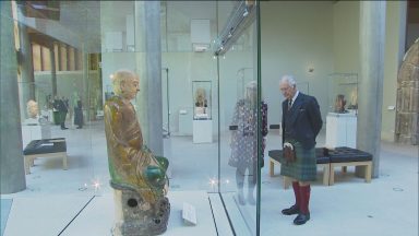 King Charles III officially reopens the Burrell Collection
