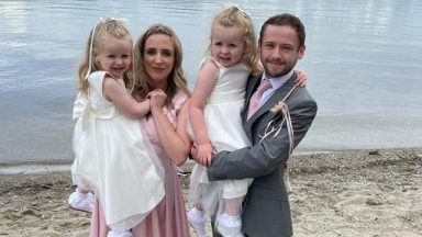 Young dad from Stepps vows to make up for lost time with daughters following cancer battle