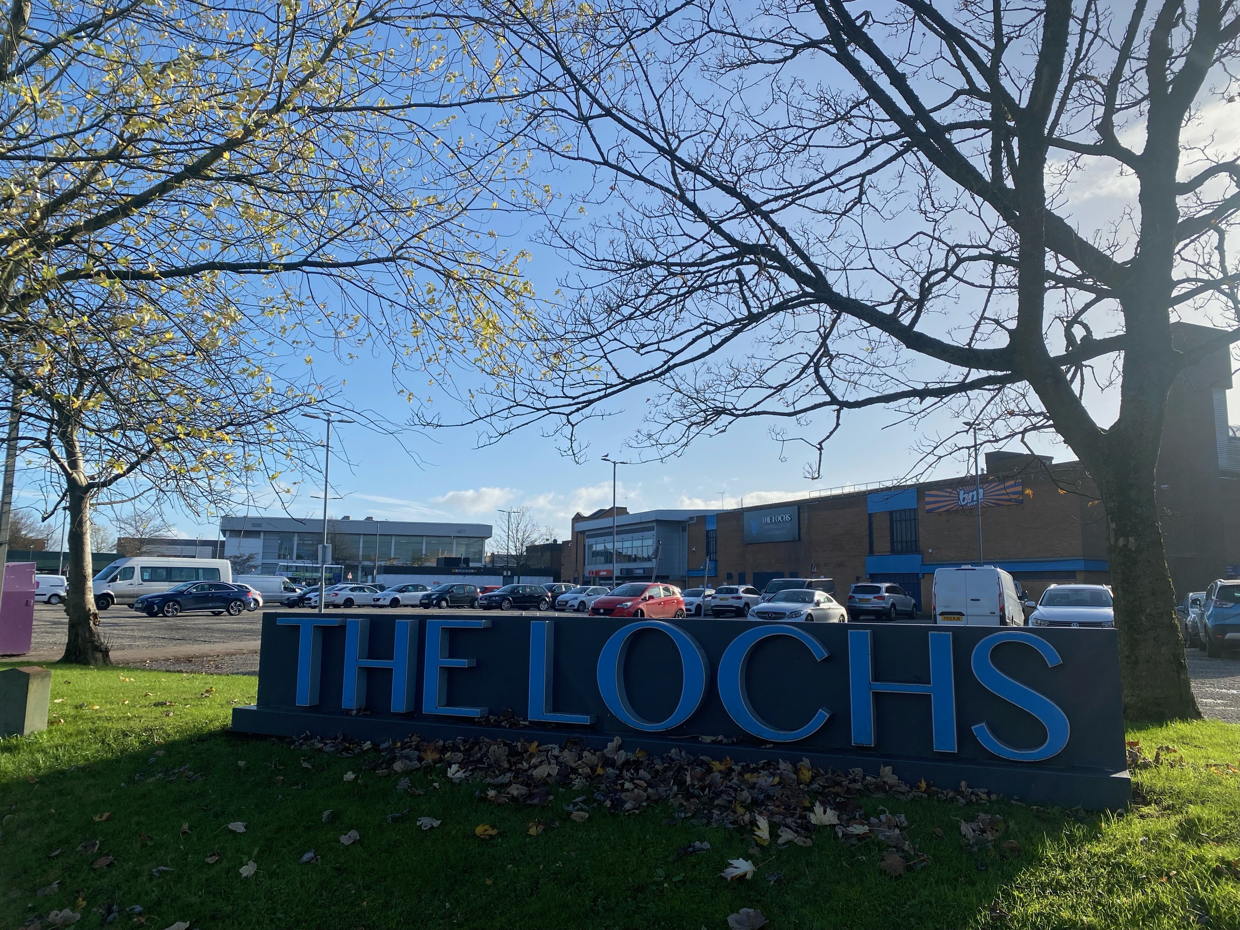The Lochs shopping centre in Easterhouse.