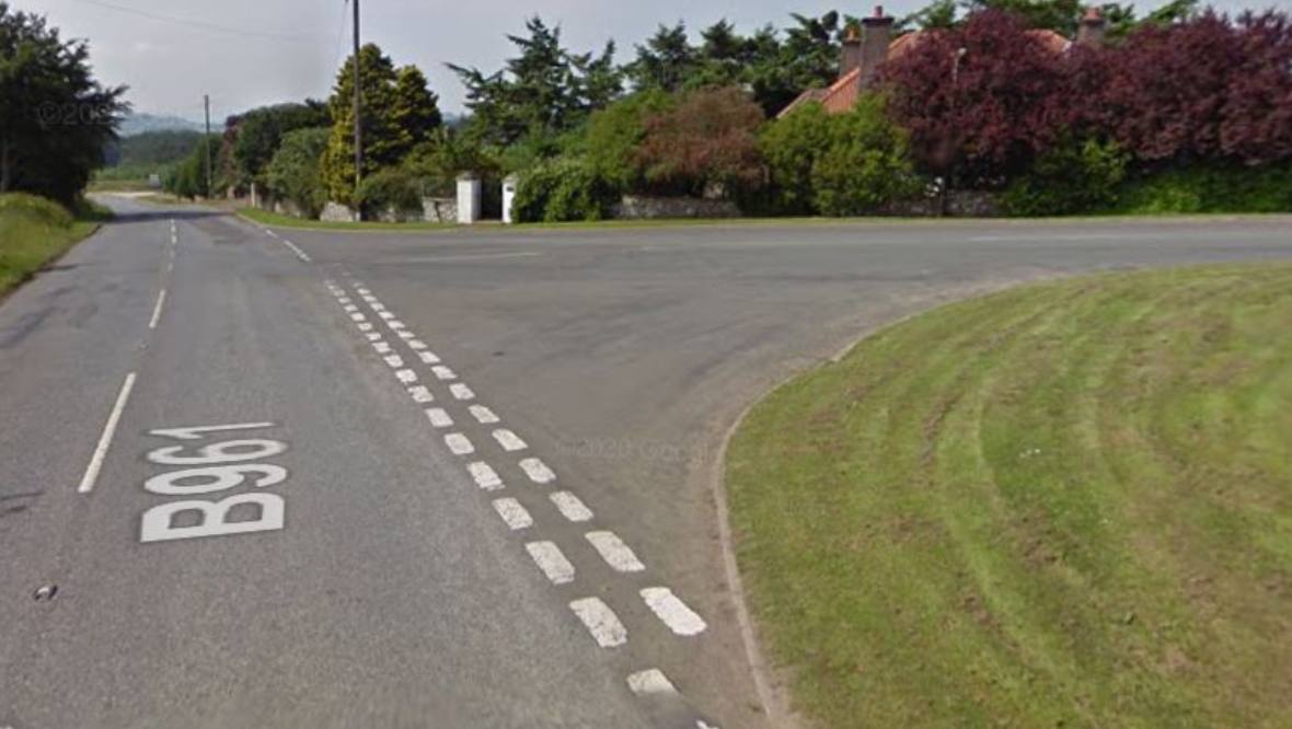 Motorcyclist dead after colliding with electric car on junction of Panmure Road, Monikie