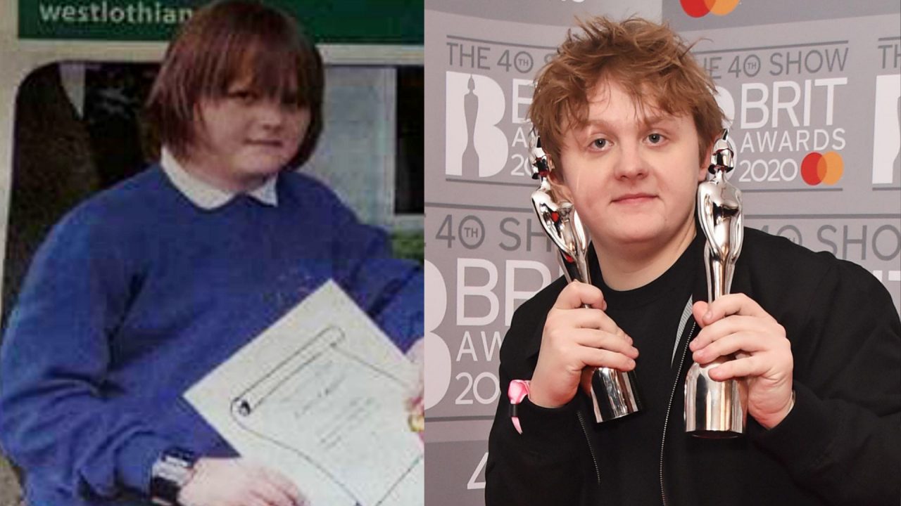 Lewis Capaldi proudly shares newspaper clipping celebrating 100% attendance award at primary school
