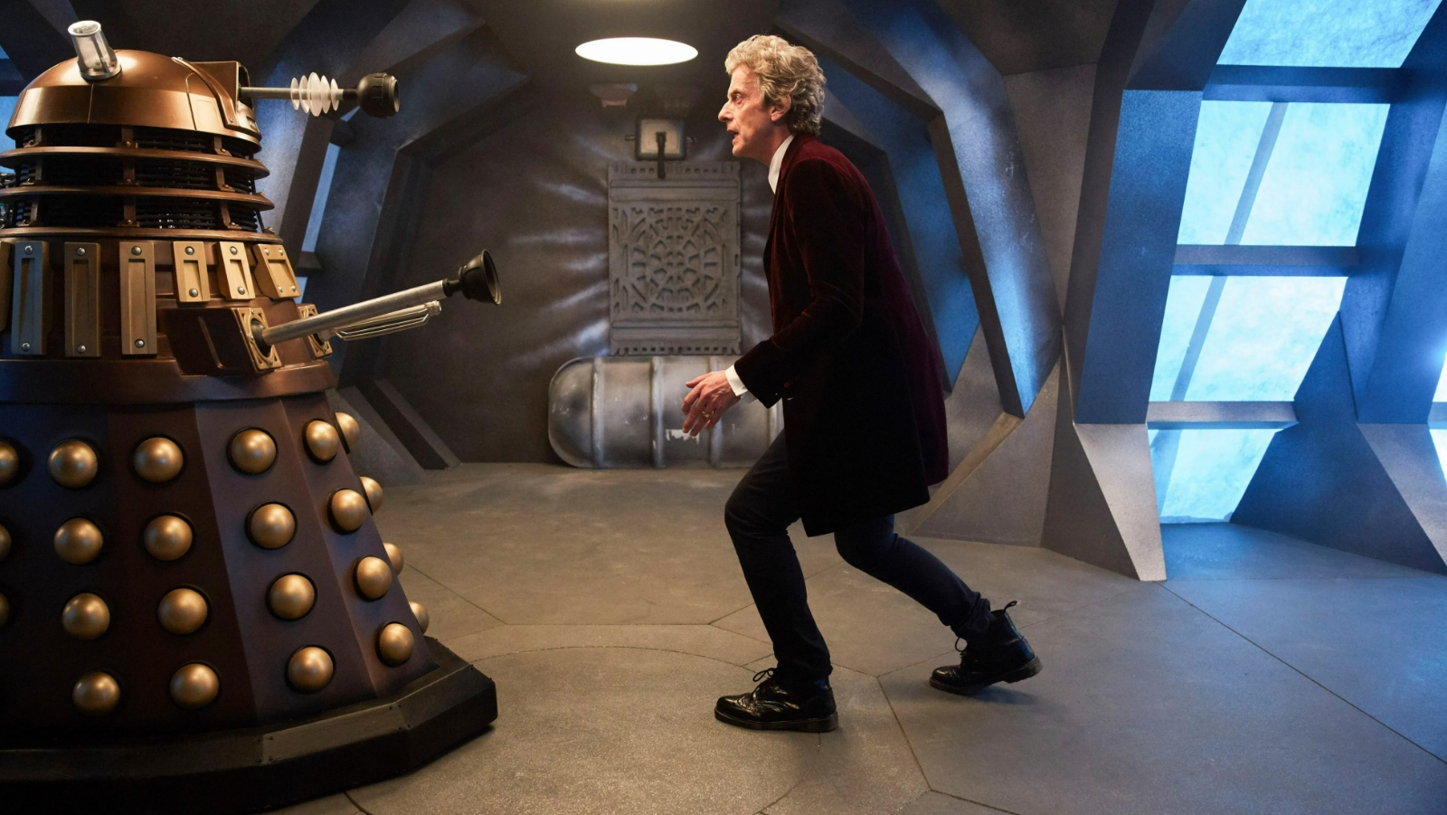 Capaldi as Doctor Who (BBC, Simon Ridgeway)