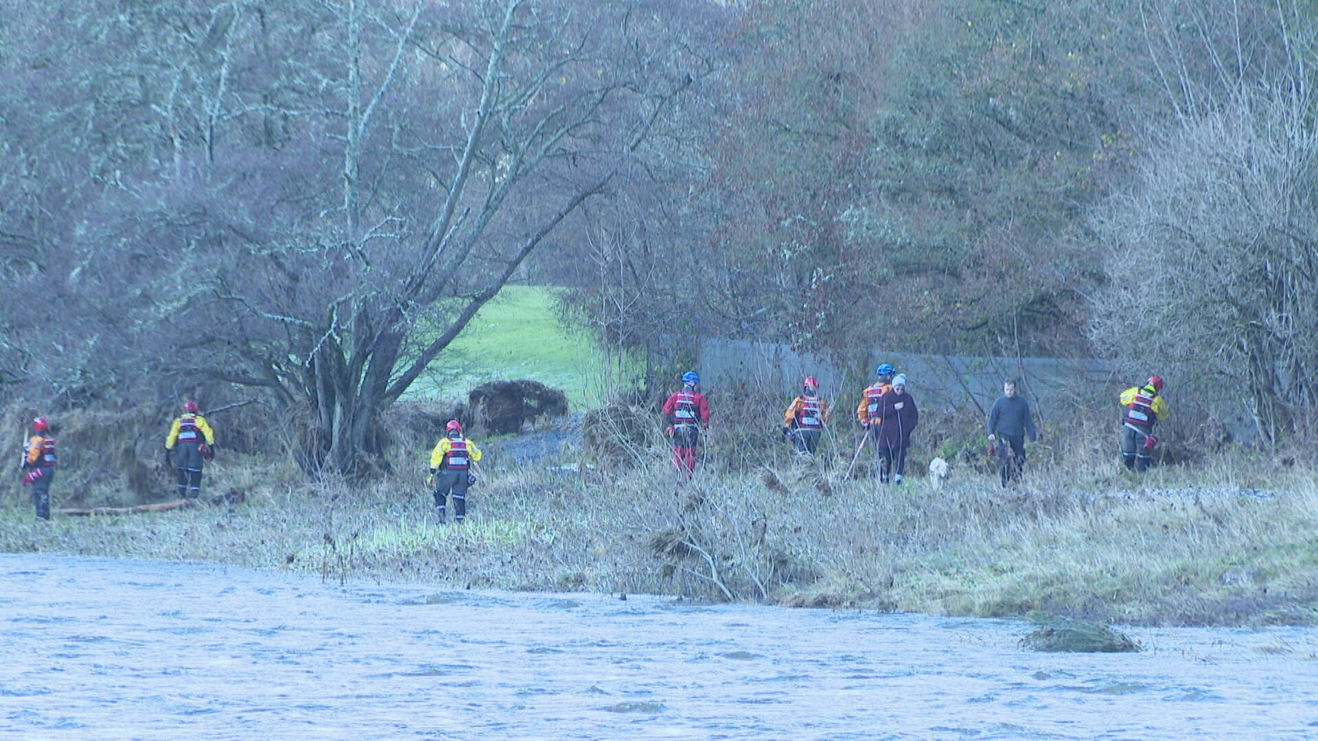 Searches operation for Ms Nairn, who was last seen in the water near Monymusk.