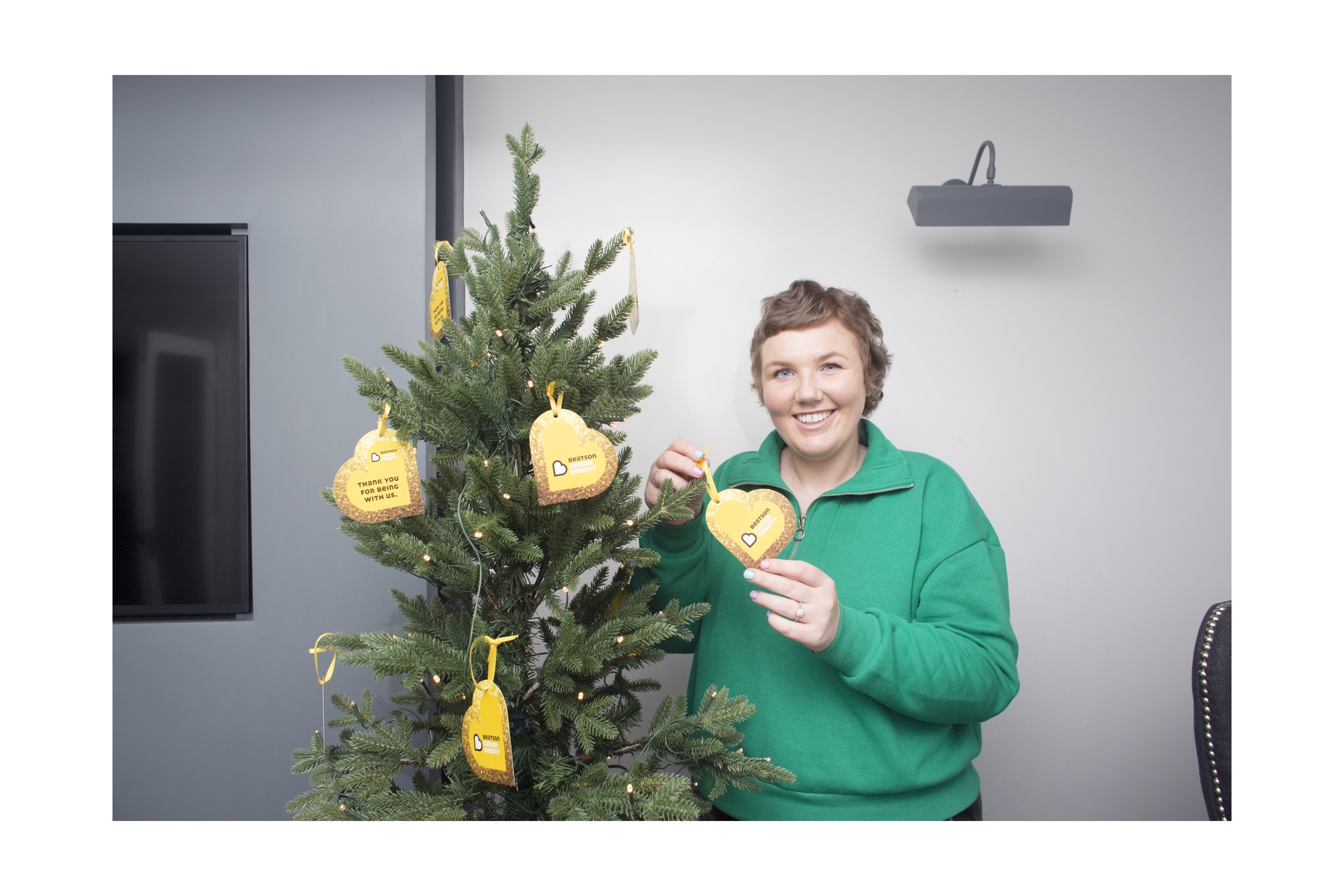 Errin is sharing her story as part of the Beatson's Bauble Appeal