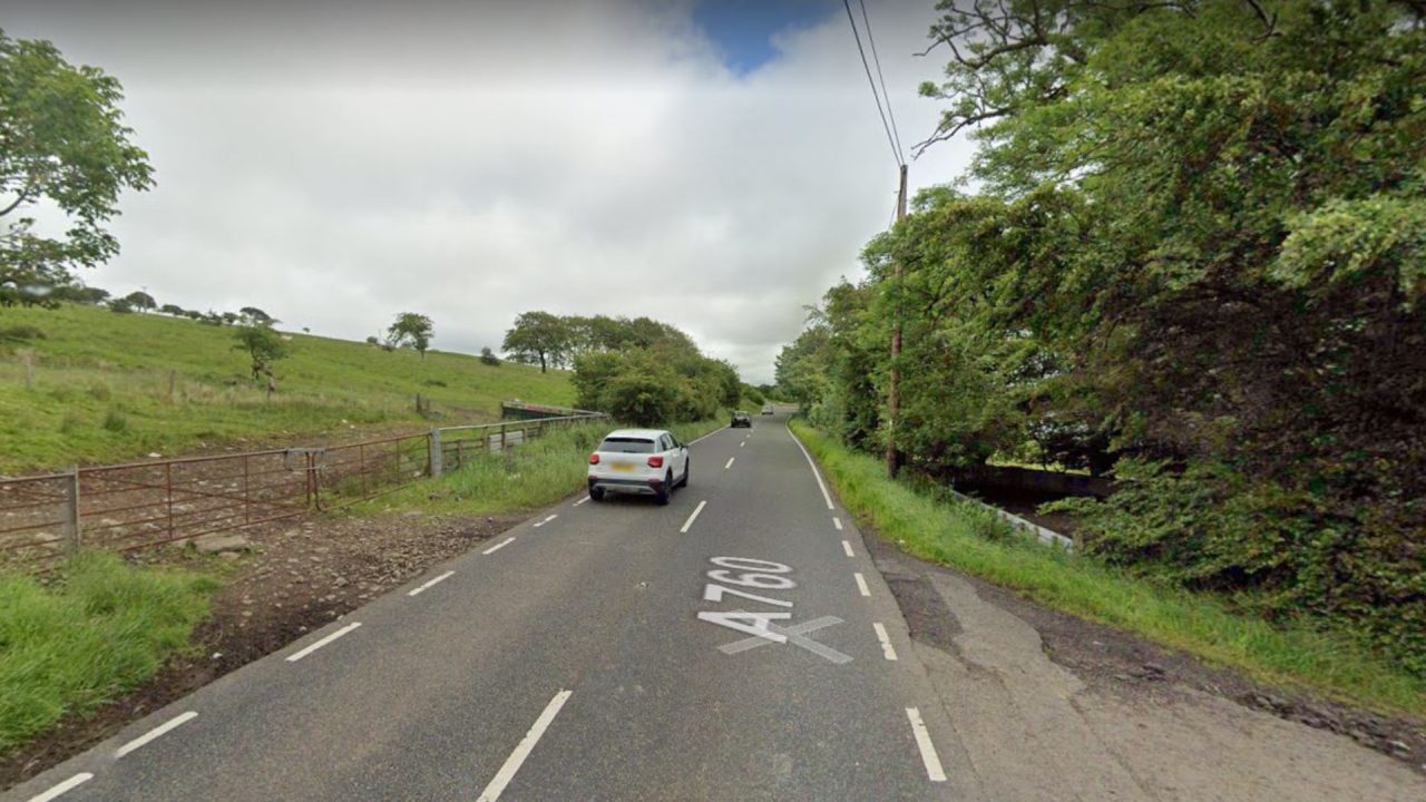 Road closed for nine hours after motorcyclist dies in crash with car on A760 in Ayrshire