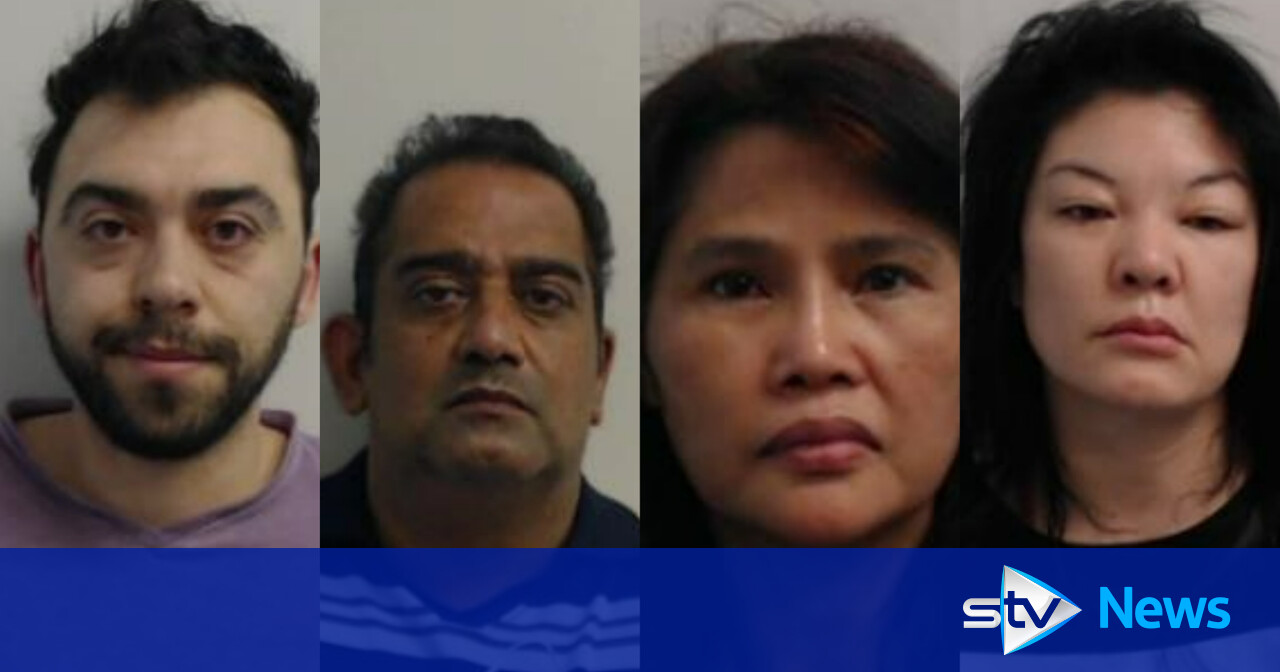 Gang who trafficked women from China and Thailand to Glasgow for sex jailed  for total of 31 years | STV News