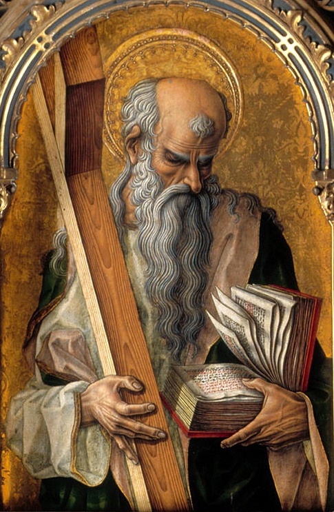Saint Andrew by Carlo Crivelli, 1476.