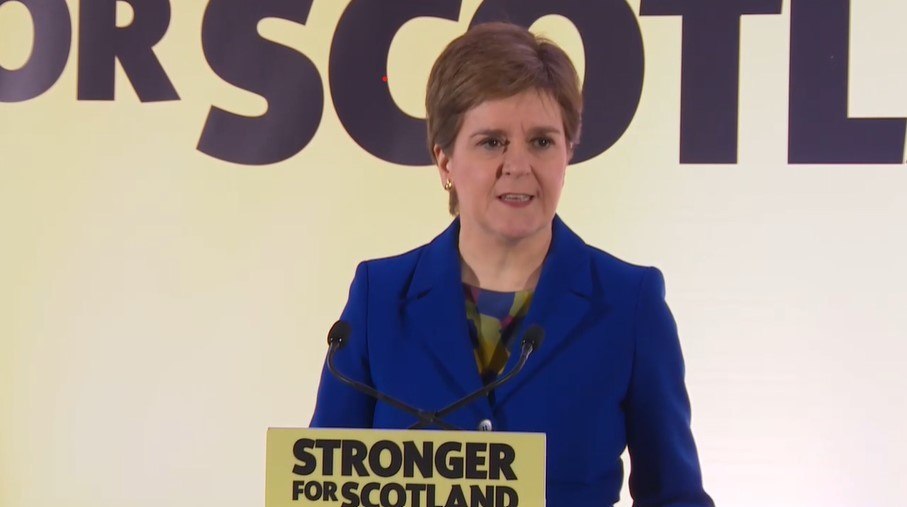 Nicola Sturgeon speaking after Supreme Court ruling.