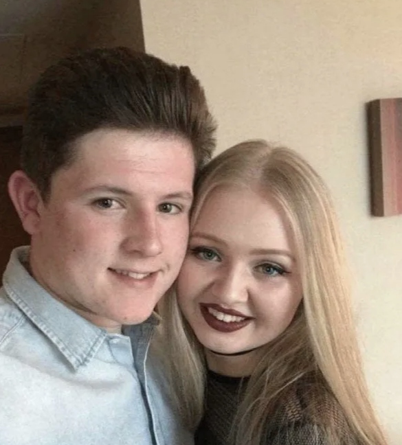 Liam Curry, 19, and Chloe Rutherford, 17, from South Shields.
