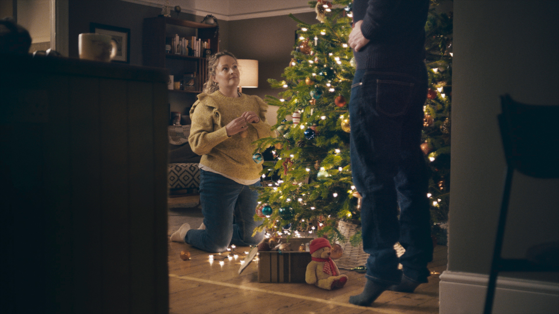 The Christmas advert only features one product placement, the retailer's Lewis Bear.