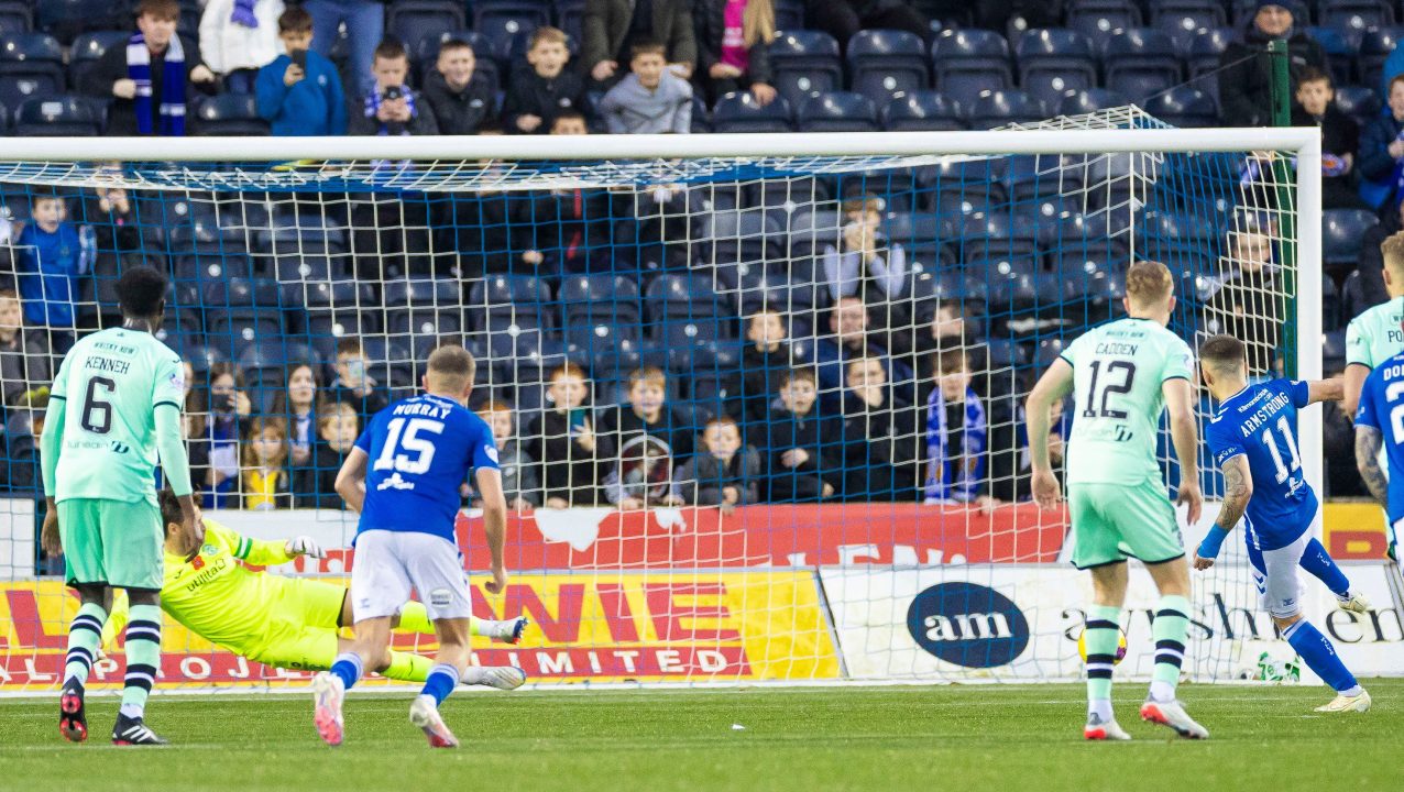 Daniel Armstrong penalty lifts Kilmarnock off the bottom of the table
