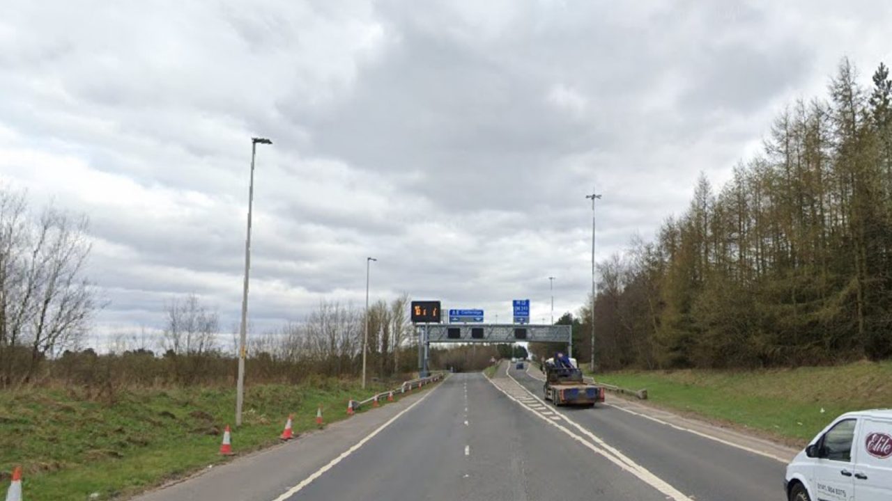 Woman pedestrian dies after crash with BMW on M8 in North Lanarkshire
