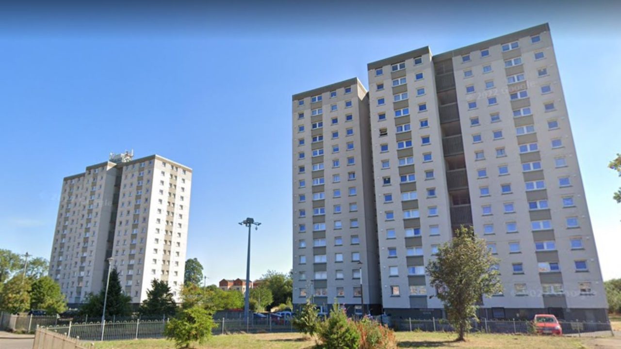 Police remain at Greendykes high rise block in Edinburgh after two men found dead at flat