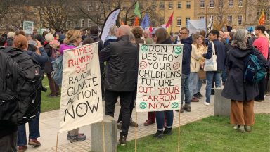 Thousands of climate protesters march in Edinburgh on Global Day of Action