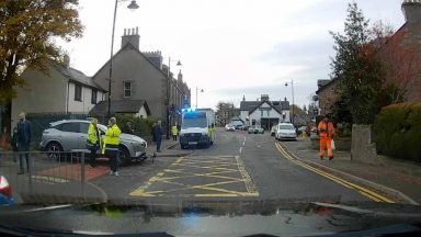 Teenage girl hit by car outside Inverness primary school as emergency services rush to scene