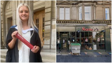 Waitress launches legal action against Dundee Nando’s after skin melts off from cleaning detergent