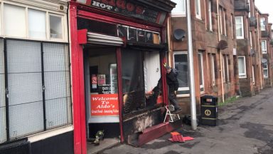 Aldo’s Hot and Cold Food in Renfrewshire left damaged after being torched as owner blasts ‘idiots’