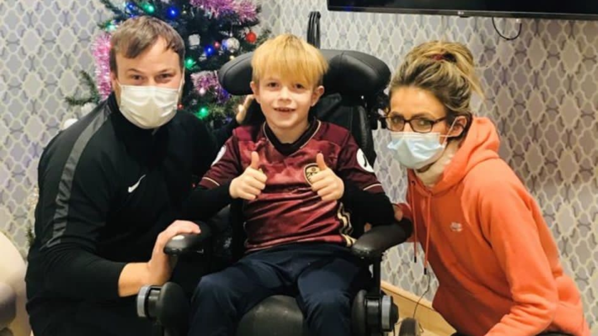 Josh Pollard's family have been fundraising for the Ronald McDonald House which helped them during their time in hospital.