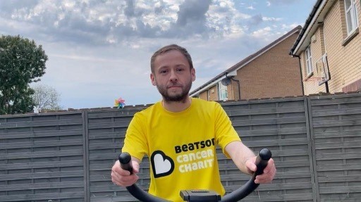 David completed a cycling challenge in August and raised over £12,500