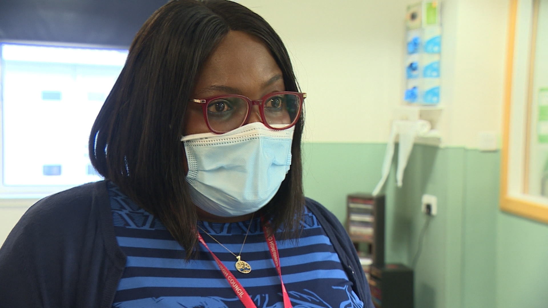 Abisayo Balogun-Odejayi is among the social workers deployed at the hospital.