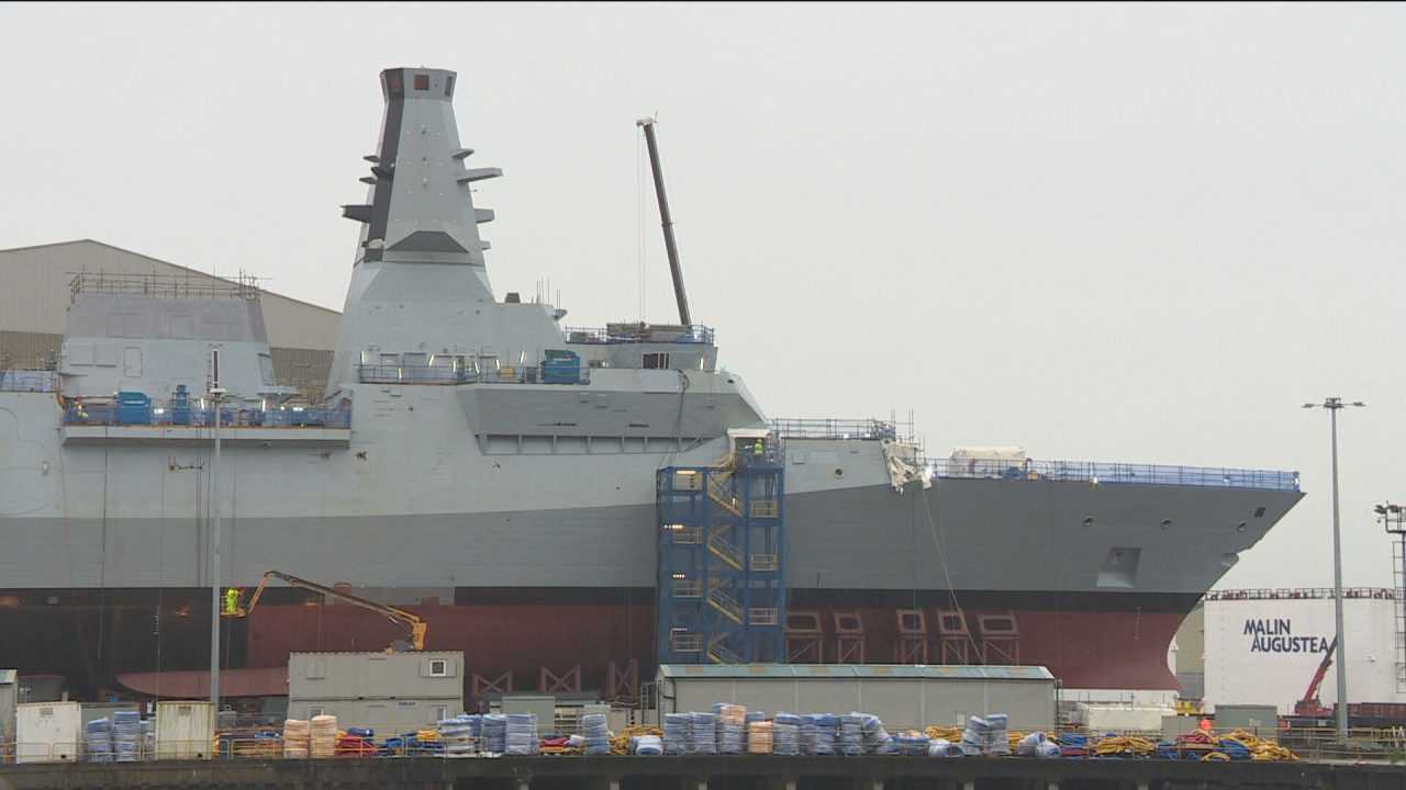 Royal Navy Clyde shipyard contractors balloted for strike action in Glasgow