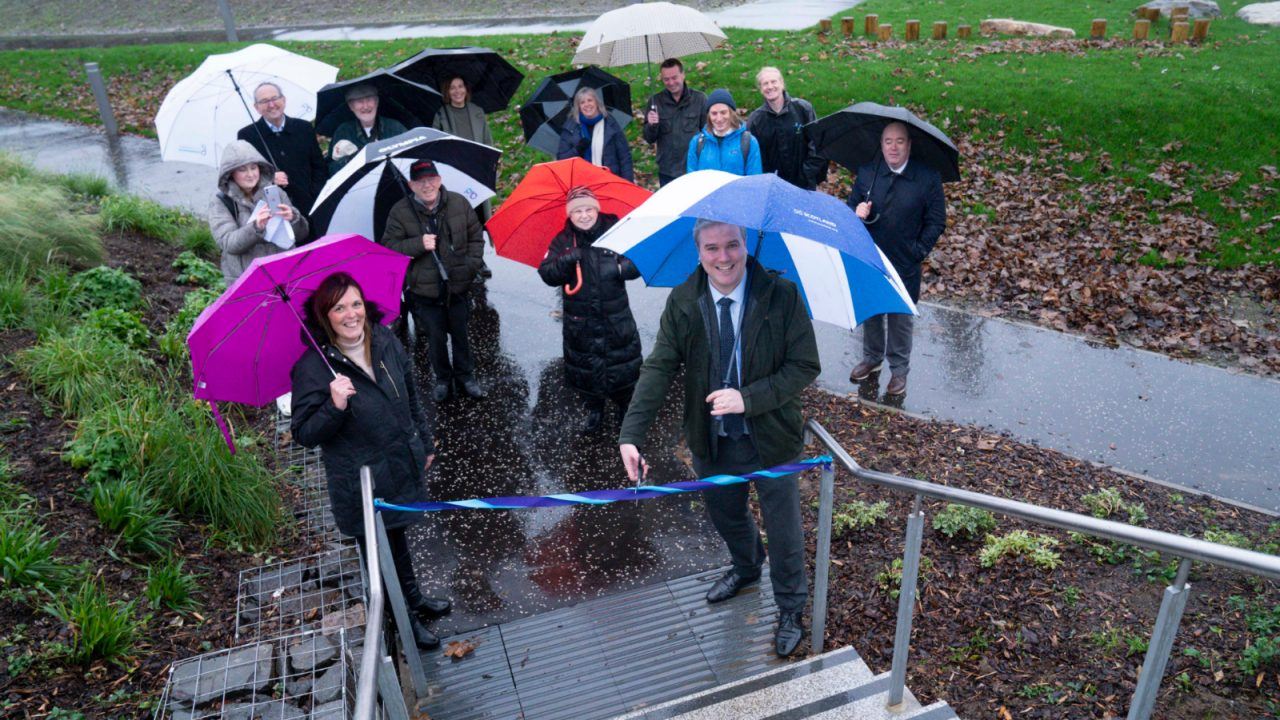 Dalmarnock Riverside Park opens to public after £3.1m transformation in Glasgow’s East End