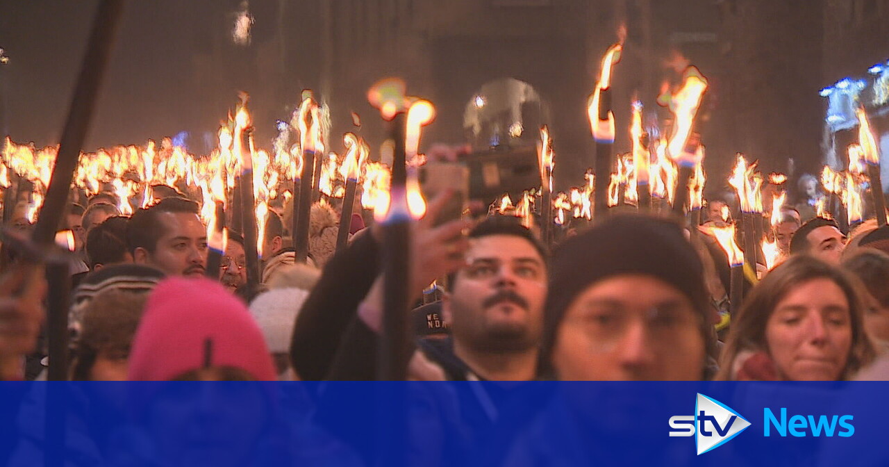 Traditional Edinburgh torchlight procession Hogmanay event cancelled