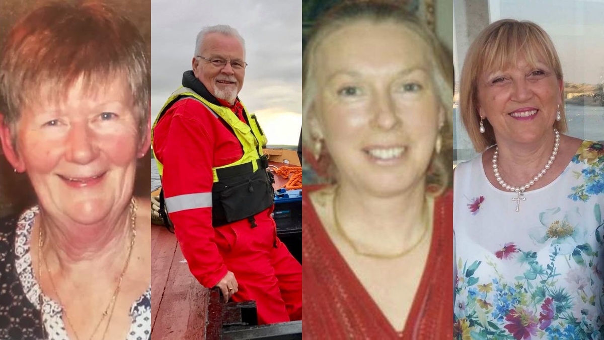 Evalyn Collie, Edward Reid, Frances Saliba and Audrey Appleby were killed in the crash.