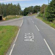 A939 closed following two car crash near Nairn as fire service at