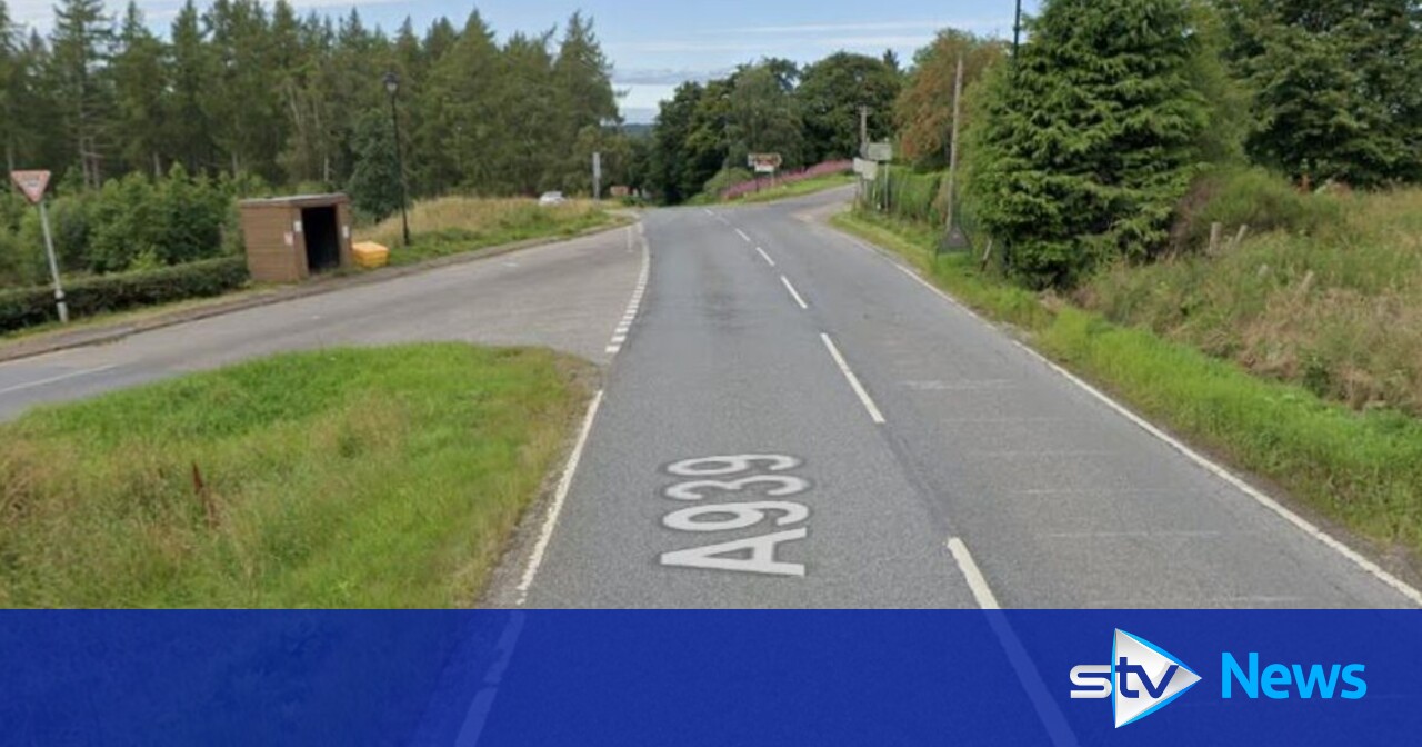 A939 closed following two car crash near Nairn as fire service at