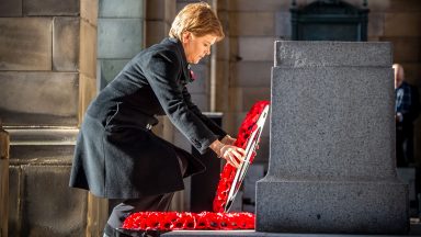 First Minister Nicola Sturgeon: Ukraine conflict reminder of horrors of war on Remembrance Sunday