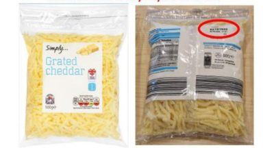 Lidl GB recalls grated cheese which ‘may contain small pieces of plastic’