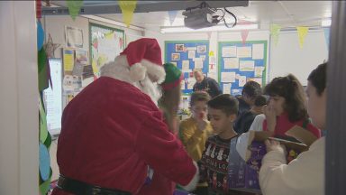 Santa visits St Albert’s Primary after pupils received racial abuse