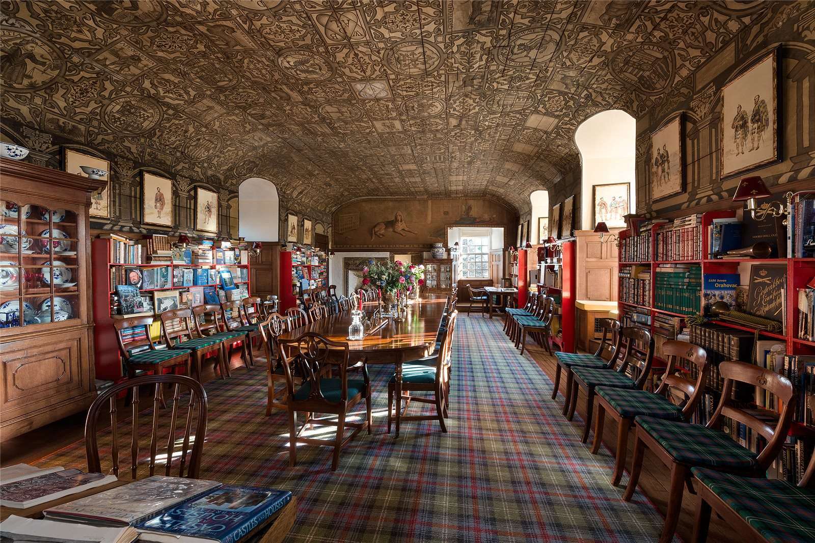 Earlshall Castle's Long Gallery.