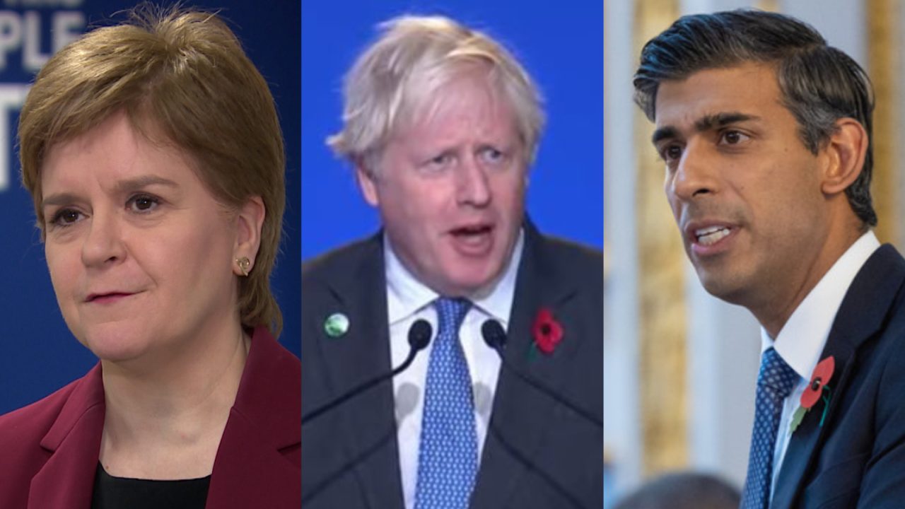 Rishi Sunak, Boris Johnson, Liz Truss and Nicola Sturgeon in Bernard Ponsonby’s politics review