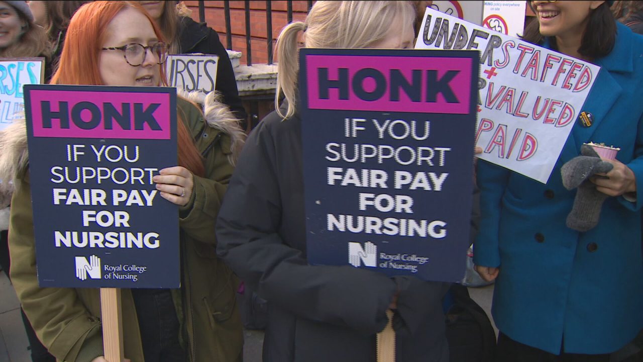 Royal College of Midwives ‘optimistic’ on pay dispute after Government talks