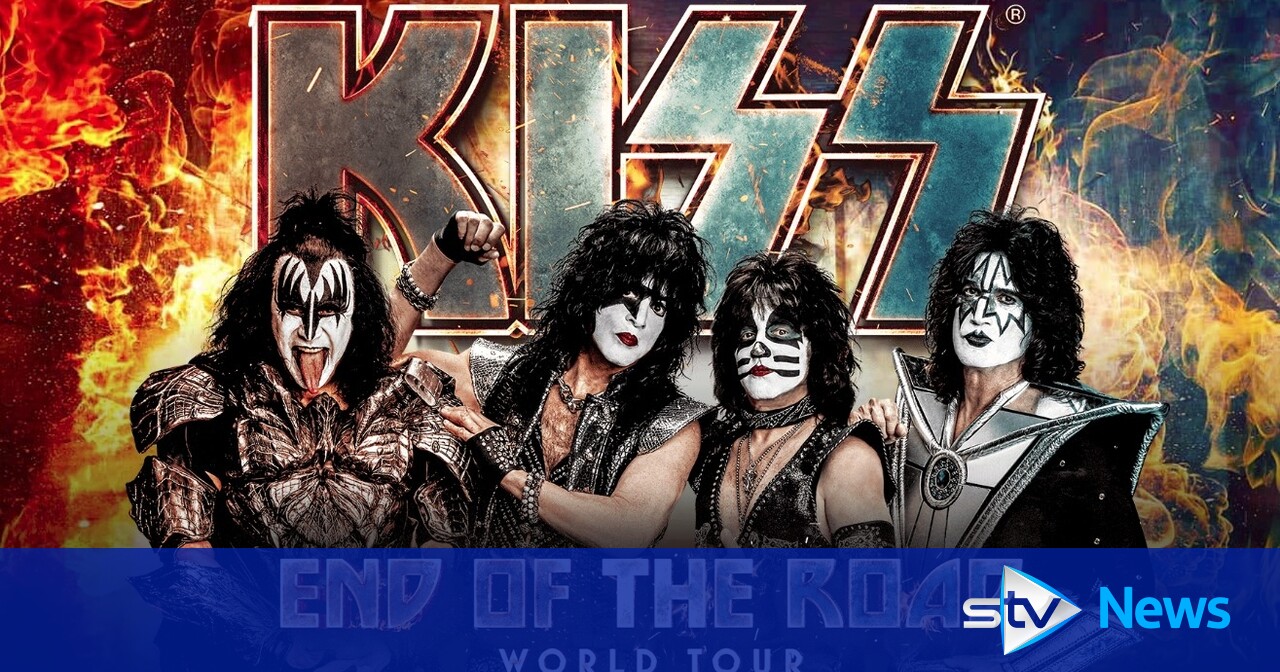 Kiss Potvrzuje vůbec poslední skotský koncert Road’s End Tour v Glasgow
