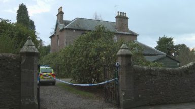 Man arrested after discovery of body near Angus park