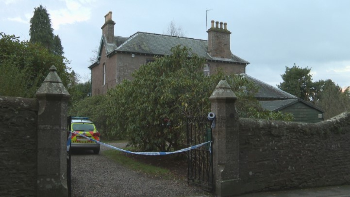 The body was discovered on Tuesday at a house in Forfar.