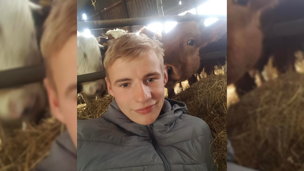The 25-year-old farmer is now on the mend. 