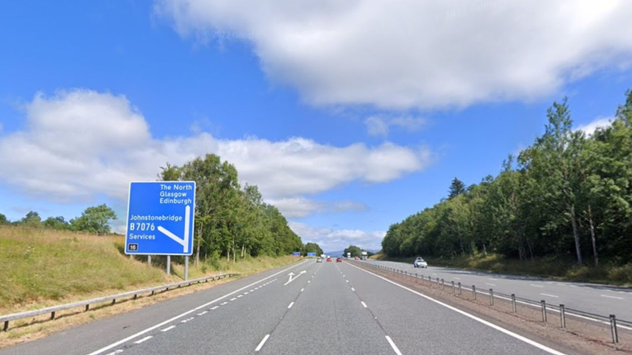 Man charged after drugs worth £60,000 seized by police from car near Johnstonebridge on M74
