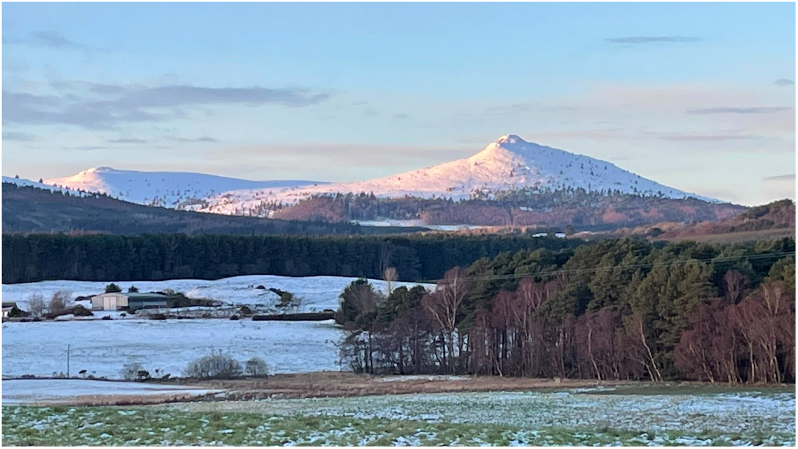Stunning scenes of snow captured in Aberdeenshire.