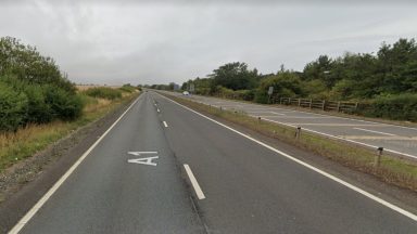 Woman taken to Edinburgh hospital after two separate crashes on major road A1 at Dunbar