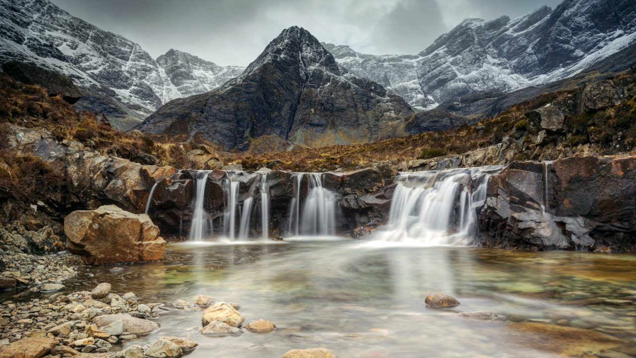 More than 30 people rescued after sheet ice traps cars at Isle of Skye’s historic Fairy Pools