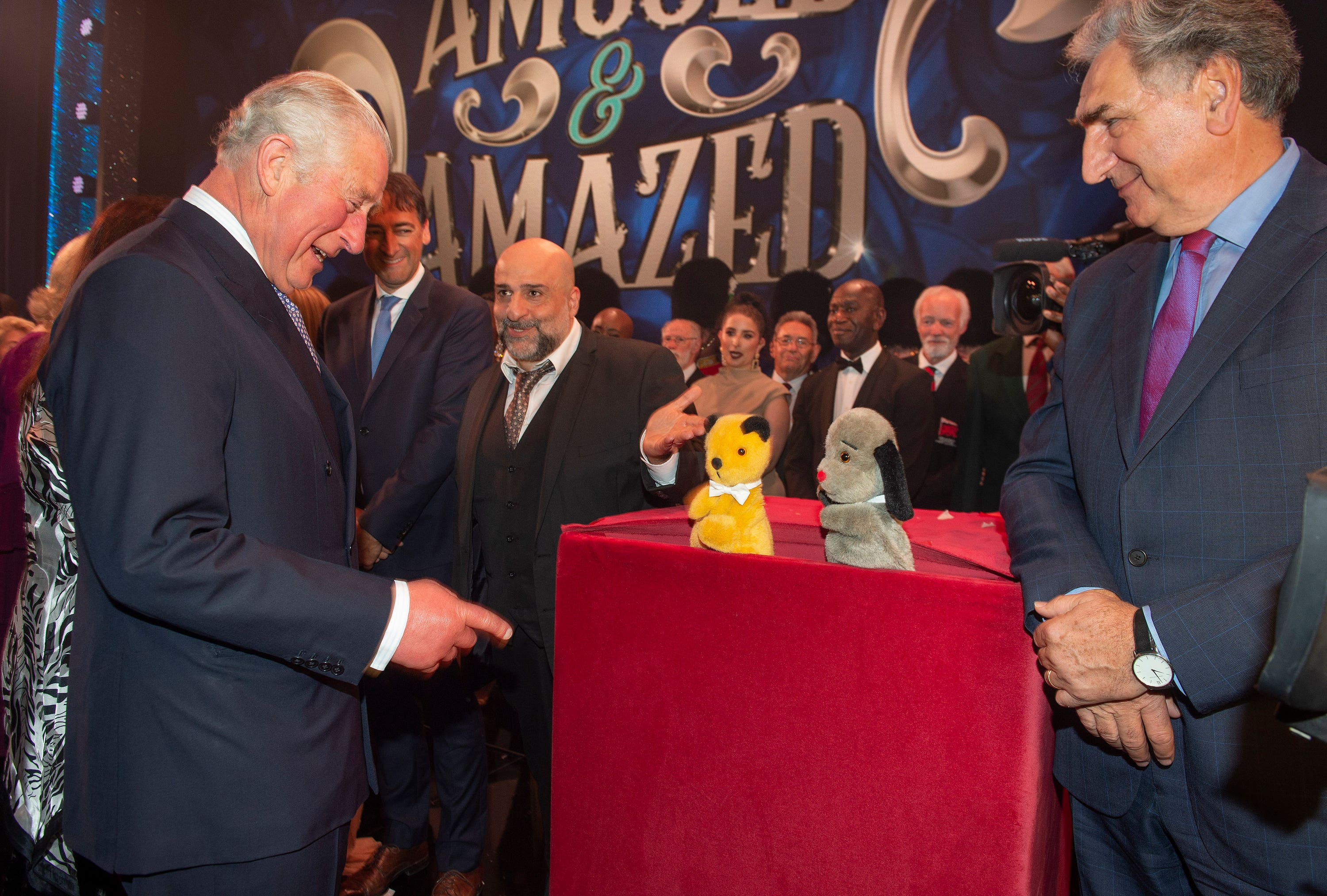 Sooty met then-Prince Charles in 2018.