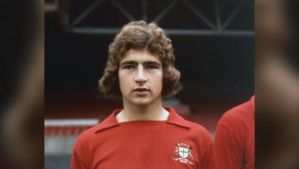 Martin O'Neill during his playing days at Nottingham Forest.