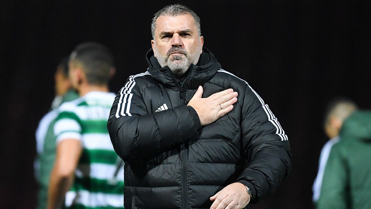 Ange Postecoglou's Celtic side are nine points clear at the top of the Premiership.